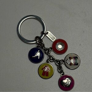 Coach Colorful Charm Keychain
